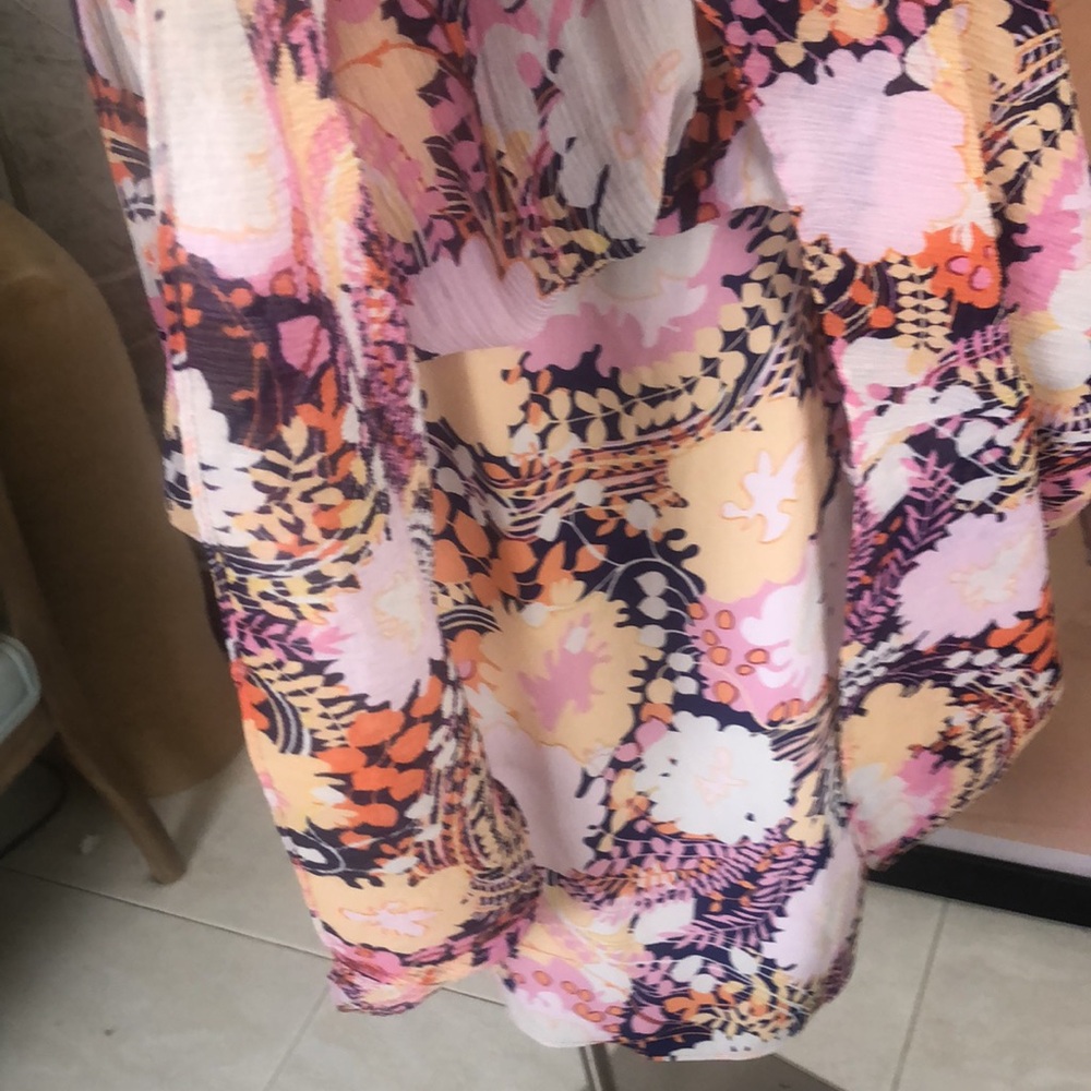 A.L.C Floral Halter Maxi Dress size 2 - Picture 13 of 14